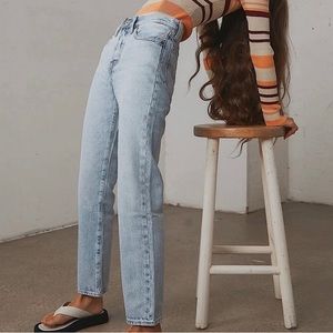 Levi’s wedgie straight jeans - light wash